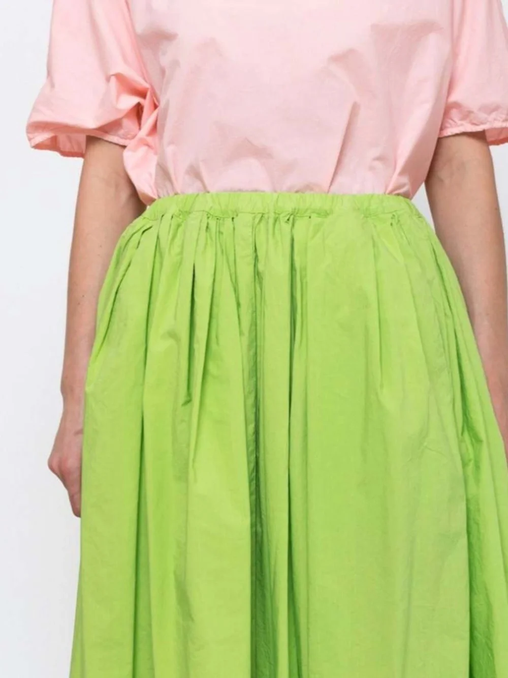 MANUELLE GUIBAL The Zani Top in Pearl Pink Parisian Boxy Blouse Cotton Poplin 0 - Picture 4 of 16